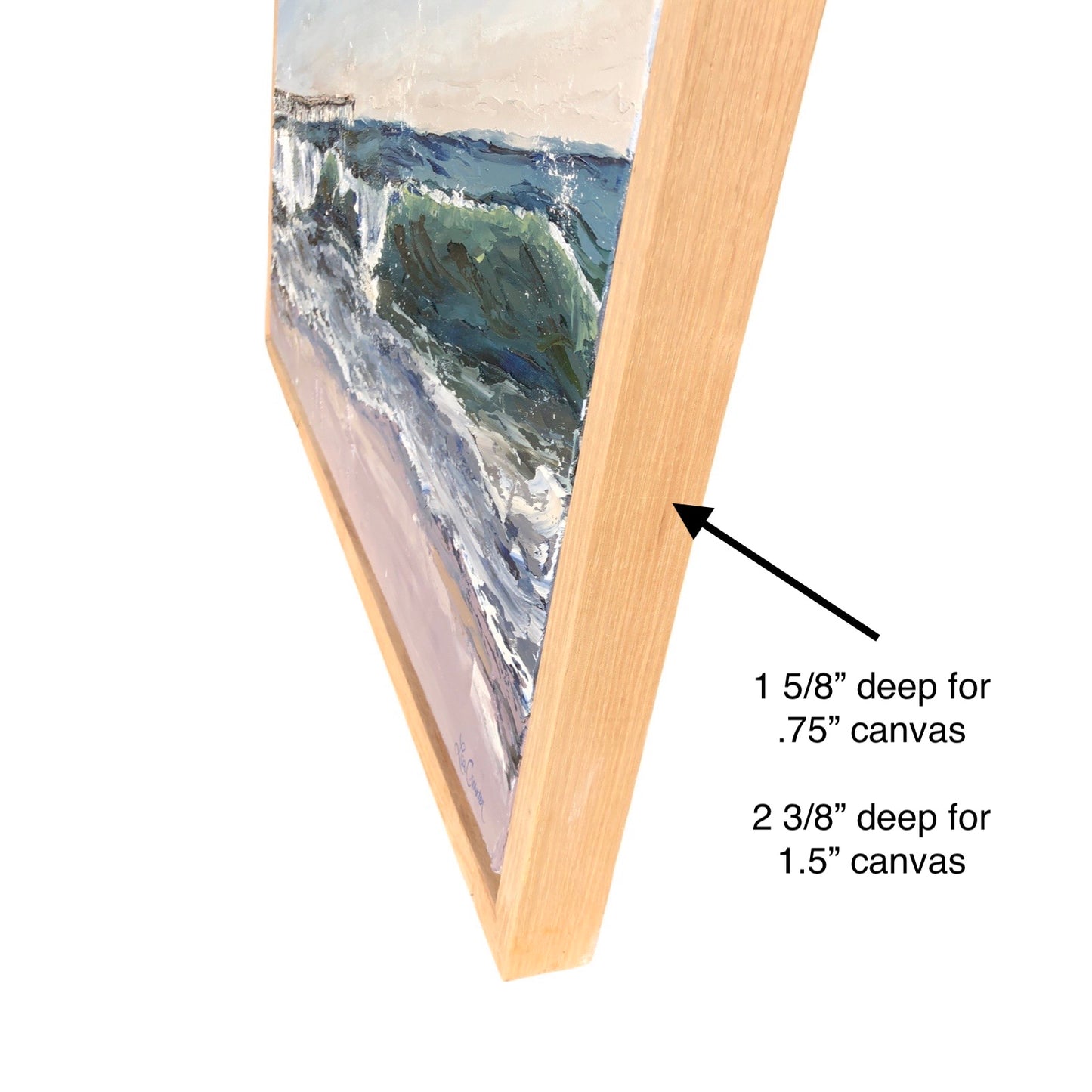 Floating Wood Frame for Art